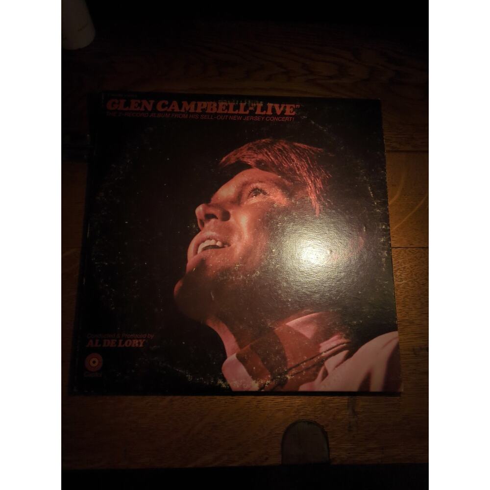 Glen Campbell ‎– Live 2-Record Album from his sell out NJ Concert